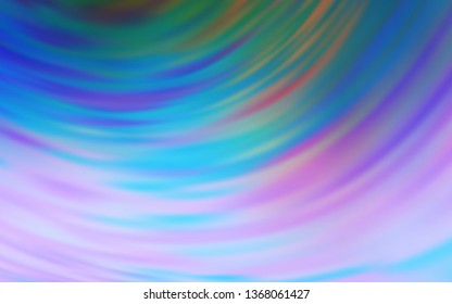 Light Blue, Green vector glossy abstract backdrop. Colorful illustration in abstract style with gradient. Background for designs.