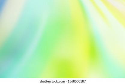 Light Blue, Green vector glossy abstract layout. Creative illustration in halftone style with gradient. The best blurred design for your business.