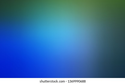 Light Blue, Green vector glossy abstract background. Abstract colorful illustration with gradient. Blurred design for your web site.