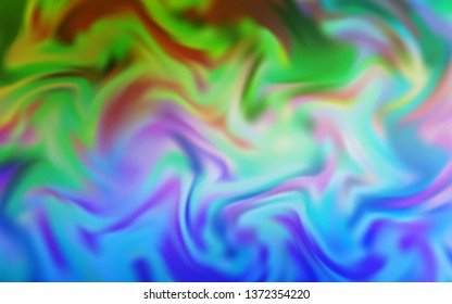 Light Blue, Green vector glossy abstract backdrop. Shining colored illustration in smart style. New style design for your brand book.