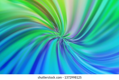 Light Blue, Green vector glossy abstract background. Colorful abstract illustration with gradient. New way of your design.