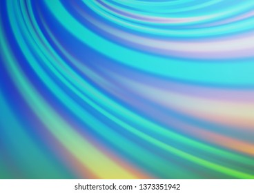 Light Blue, Green vector glossy abstract template. A vague abstract illustration with gradient. The template for backgrounds of cell phones.
