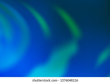 Light Blue, Green vector glossy abstract background. Colorful abstract illustration with gradient. A new texture for your design.