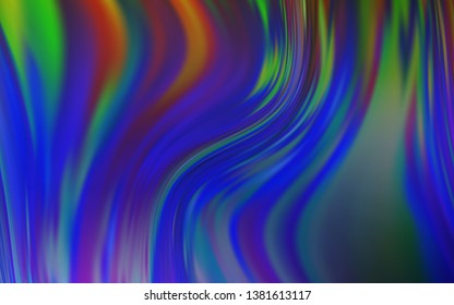 Light Blue, Green vector glossy abstract backdrop. Creative illustration in halftone style with gradient. New style for your business design.