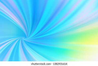 Light Blue, Green vector glossy abstract backdrop. Abstract colorful illustration with gradient. Blurred design for your web site.