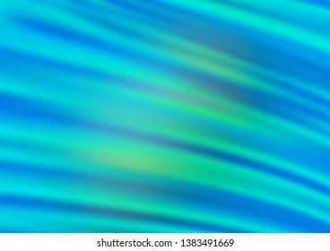 Light Blue, Green vector glossy abstract template. An elegant bright illustration with gradient. A new texture for your design.