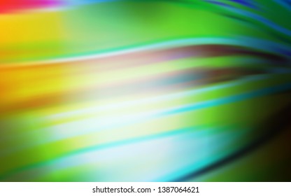 Light Blue, Green vector glossy abstract backdrop. Modern abstract illustration with gradient. Smart design for your work.