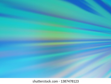 Light Blue, Green vector glossy bokeh pattern. An elegant bright illustration with gradient. Brand new style for your business design.