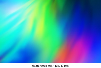 Light Blue, Green vector glossy abstract backdrop. Colorful abstract illustration with gradient. New design for your business.