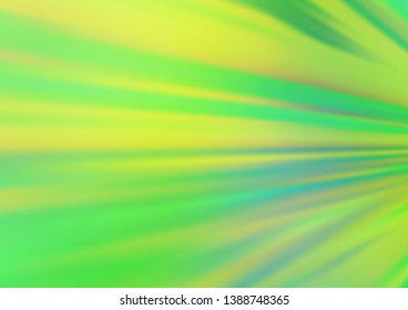 Light Blue, Green vector glossy bokeh pattern. Modern geometrical abstract illustration with gradient. The template for backgrounds of cell phones.