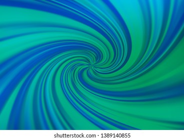Light Blue, Green vector glossy bokeh pattern. Modern geometrical abstract illustration with gradient. A completely new template for your design.