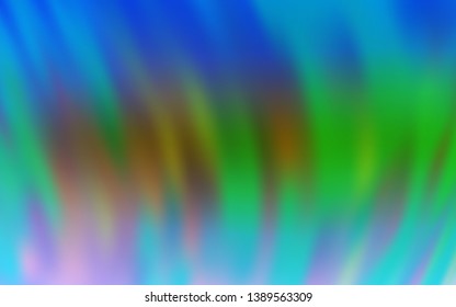 Light Blue, Green vector glossy abstract backdrop. New colored illustration in blur style with gradient. Background for a cell phone.