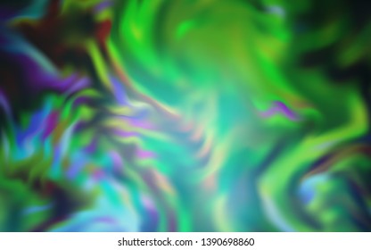 Light Blue, Green vector glossy abstract layout. Colorful illustration in abstract style with gradient. The best blurred design for your business.