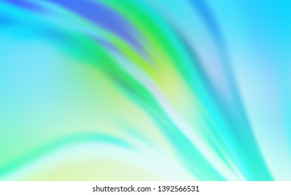Light Blue, Green vector glossy abstract background. Modern abstract illustration with gradient. Smart design for your work.