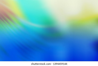 Light Blue, Green vector glossy abstract backdrop. Colorful abstract illustration with gradient. New way of your design.