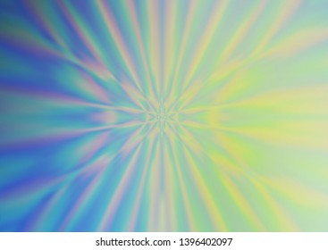Light Blue, Green vector glossy bokeh pattern. A completely new color illustration in a bokeh style. Brand new design for your business.