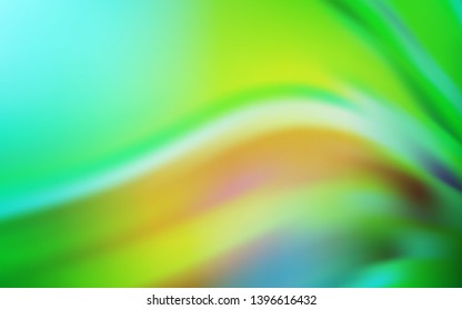 Light Blue, Green vector glossy abstract layout. Colorful illustration in abstract style with gradient. New way of your design.