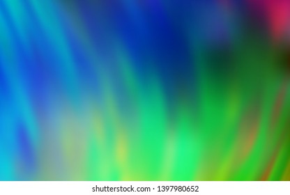 Light Blue, Green vector glossy abstract backdrop. Colorful illustration in abstract style with gradient. Background for designs.
