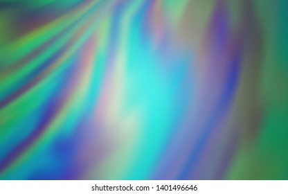 Light Blue, Green vector glossy abstract background. Modern abstract illustration with gradient. Completely new design for your business.