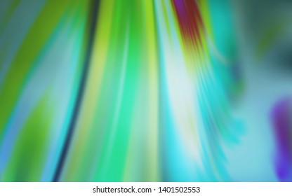 Light Blue, Green vector glossy abstract backdrop. Shining colored illustration in smart style. New way of your design.