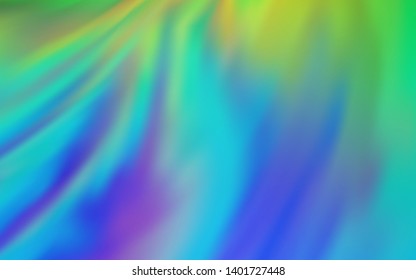 Light Blue, Green vector glossy abstract layout. New colored illustration in blur style with gradient. Elegant background for a brand book.