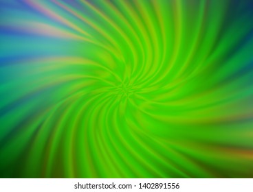 Light Blue, Green vector glossy abstract background. Modern geometrical abstract illustration with gradient. Brand new style for your business design.
