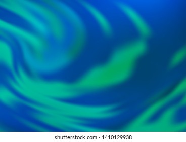 Light Blue, Green vector glossy abstract template. An elegant bright illustration with gradient. Brand new style for your business design.