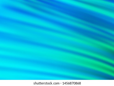 Light Blue, Green vector glossy abstract template. A vague abstract illustration with gradient. A completely new design for your business.