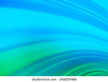 Light Blue, Green vector glossy bokeh pattern. Shining colorful illustration in a Brand new style. The template can be used for your brand book.