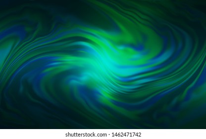 Light Blue, Green vector glossy abstract background. Colorful illustration in abstract style with gradient. New style design for your brand book.