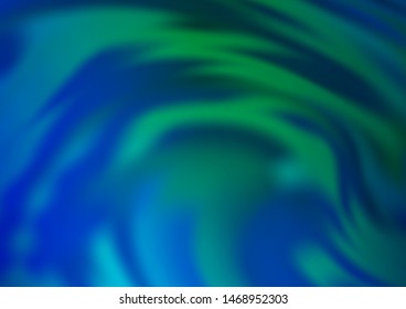 Light Blue, Green vector glossy abstract background. An elegant bright illustration with gradient. A completely new template for your design.