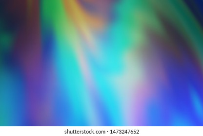 Light Blue, Green vector glossy abstract layout. Colorful abstract illustration with gradient. Background for designs.