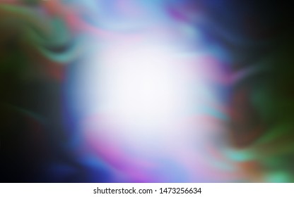 Light Blue, Green vector glossy abstract layout. Creative illustration in halftone style with gradient. Completely new design for your business.