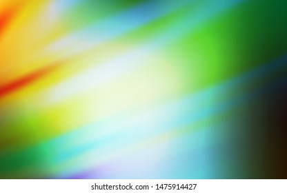 Light Blue, Green vector glossy abstract backdrop. Colorful illustration in abstract style with gradient. Elegant background for a brand book.