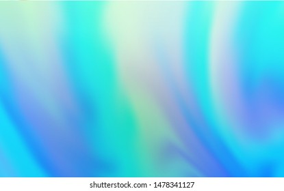 Light Blue, Green vector glossy abstract background. Abstract colorful illustration with gradient. Background for designs.