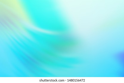 Light Blue, Green vector glossy abstract background. Modern abstract illustration with gradient. The best blurred design for your business.