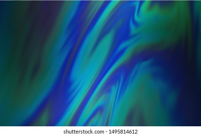 Light Blue, Green vector glossy abstract background. Colorful abstract illustration with gradient. New style for your business design.