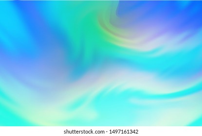 Light Blue, Green vector glossy abstract layout. An elegant bright illustration with gradient. Smart design for your work.