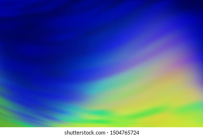 Light Blue, Green vector glossy abstract background. Abstract colorful illustration with gradient. New style design for your brand book.