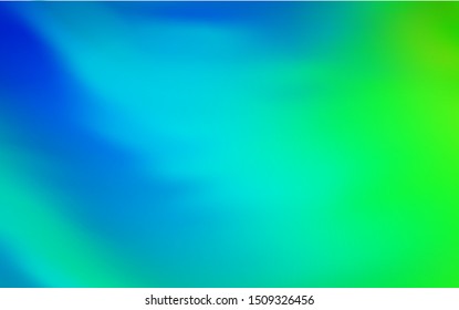 Light Blue, Green vector glossy abstract backdrop. Colorful illustration in abstract style with gradient. Completely new design for your business.