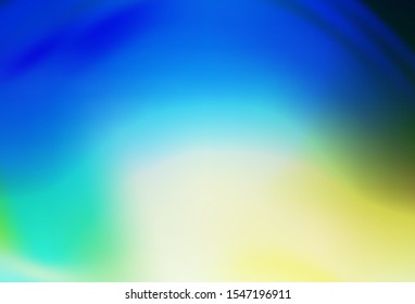Light Blue, Green vector glossy abstract layout. An elegant bright illustration with gradient. Background for a cell phone.