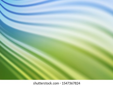 Light Blue, Green vector glossy abstract template. Modern geometrical abstract illustration with gradient. The template can be used for your brand book.