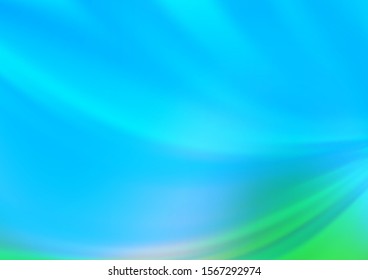 Light Blue, Green vector glossy bokeh pattern. A completely new color illustration in a bokeh style. The elegant pattern for brand book.