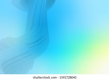 Light Blue, Green vector glossy abstract background. A completely new colored illustration in blur style. The best blurred design for your business.
