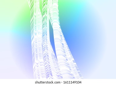 Light Blue, Green vector glossy abstract background. Colorful illustration in abstract style with gradient. Completely new design for your business.