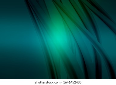 Light Blue, Green vector glossy abstract backdrop. Creative illustration in halftone style with gradient. Smart design for your work.