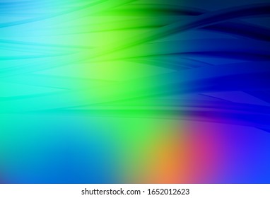 Light Blue, Green vector glossy abstract layout. Modern abstract illustration with gradient. Blurred design for your web site.