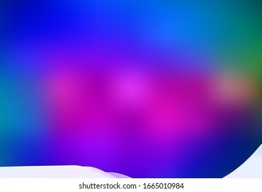 Light Blue, Green vector glossy abstract background. Modern abstract illustration with gradient. New way of your design.