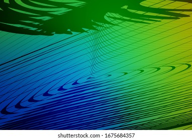 Light Blue, Green vector glossy abstract backdrop. An elegant bright illustration with gradient. Completely new design for your business.