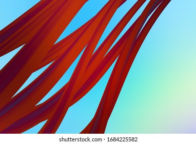 Light Blue, Green vector glossy abstract background. Glitter abstract illustration with gradient design. Background for a cell phone.
